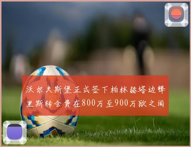 沃尔夫斯堡正式签下柏林赫塔边锋里斯转会费在800万至900万欧之间